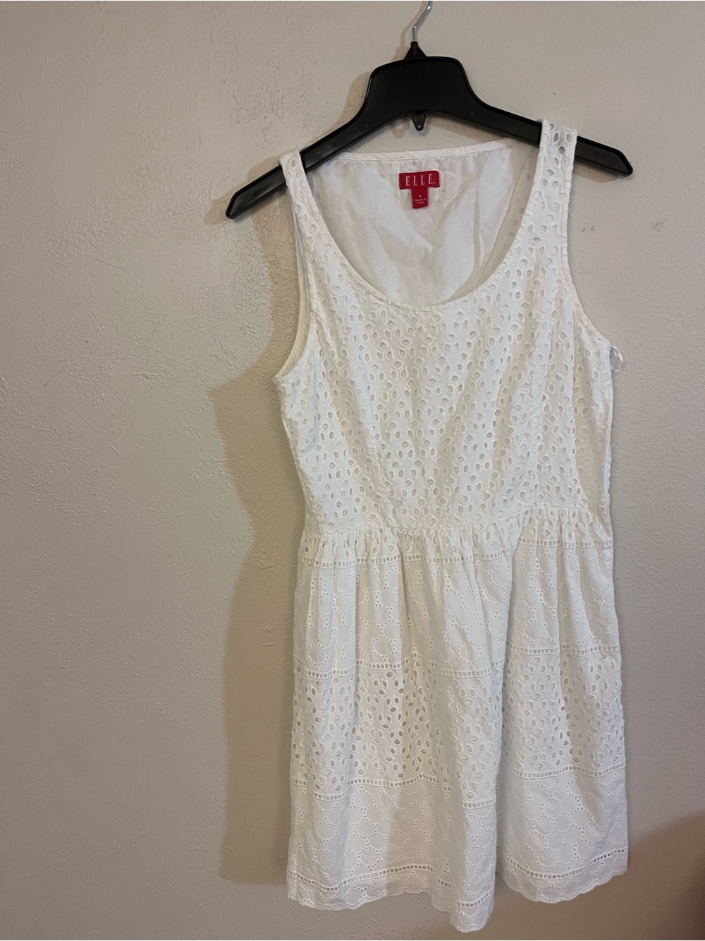 Women’s Elle Boho White lace dress size 8